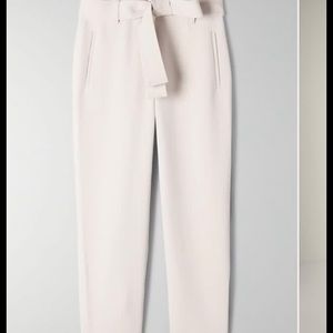 Aritzia Wilfred New tie Front pants